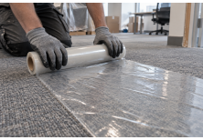 Flame Retardant Carpet Protection Film | DUTE